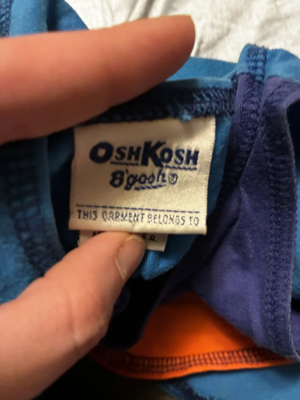 Vintage Y2K Boy's OshKosh B'gosh Island Safari Colorblock Kids Top - Size 2T